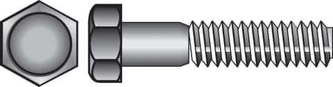 Hillman 7/16 in. D X 4 in. L Zinc Plated Steel Hex Bolt 25 pk Hillman 7/16 in. D X 4 in. L Zinc Plated Steel Hex Bolt 25 pk