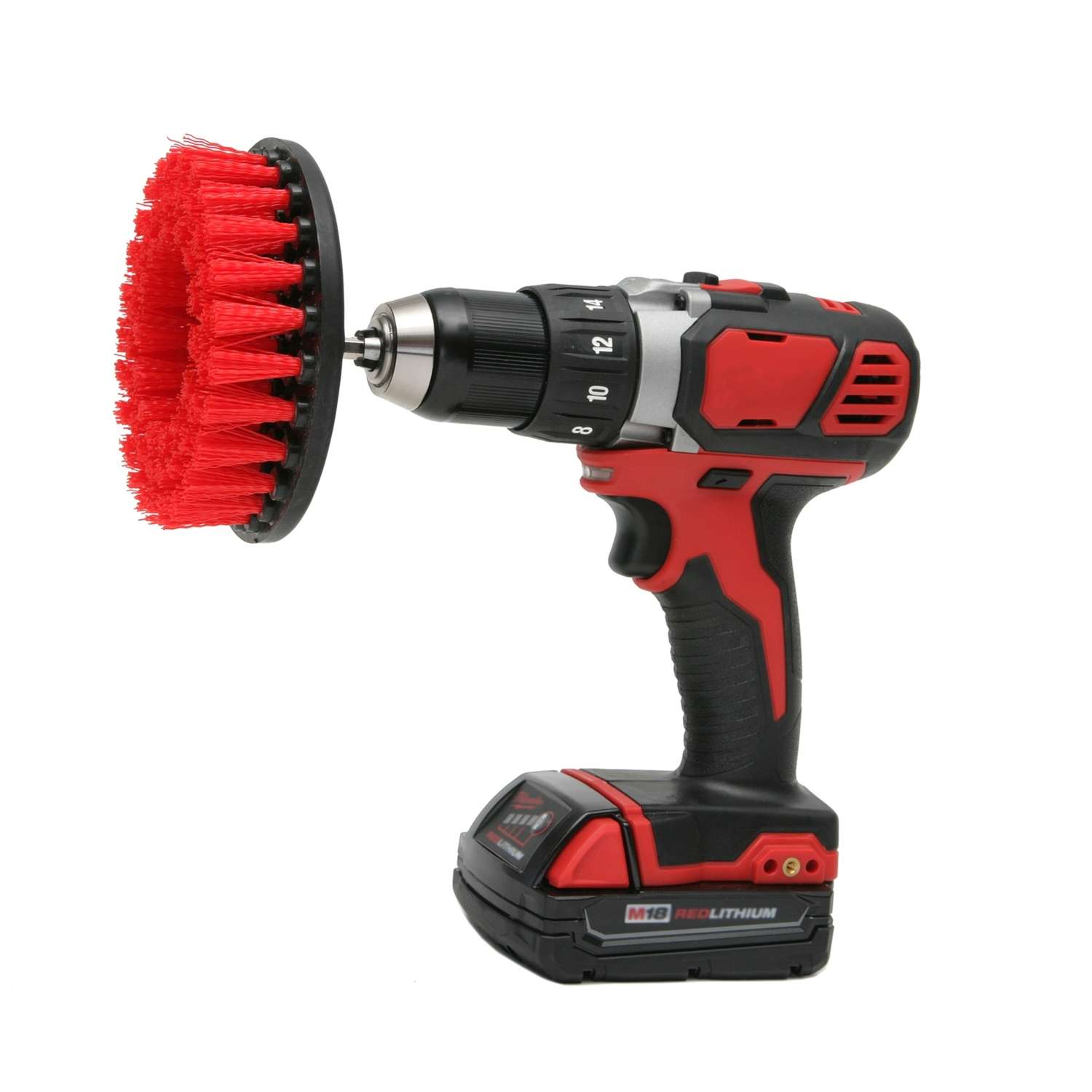 Buy online Nylon Drill Brush for power cleaning and brushing, fix in a drill  driver and wash
