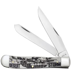 Case Trapper Desert Storm Knife Black/Silver 1 pc