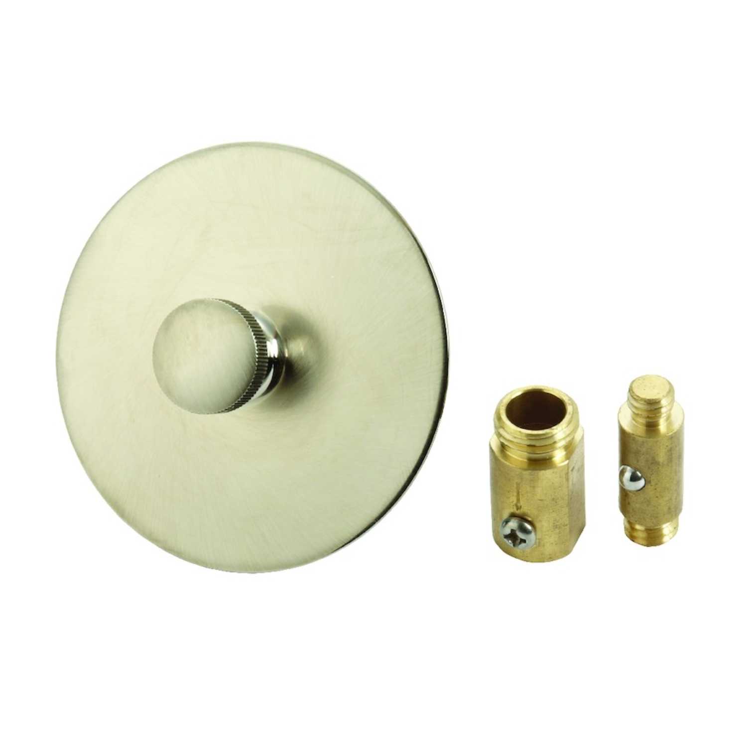 Ace MultiSize in. Dia. Tub Stopper Nickel Brushed Nickel Ace Hardware