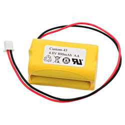 Dantona Ni-Cad AA 4.8 V 800 mAh Rechargeable Battery Custom-43 1 pk