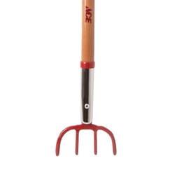 Ace 4 Tine Steel Cultivator 54 in. Wood Handle