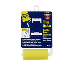 Foam Pro 3 in. W Trim Paint Roller Frame and Cover