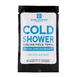 Duke Cannon Cold Shower White Cooling Towel 1 pk