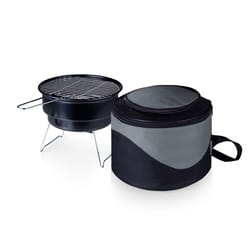 Picnic Time 10 in. Caliente Charcoal Grill Black