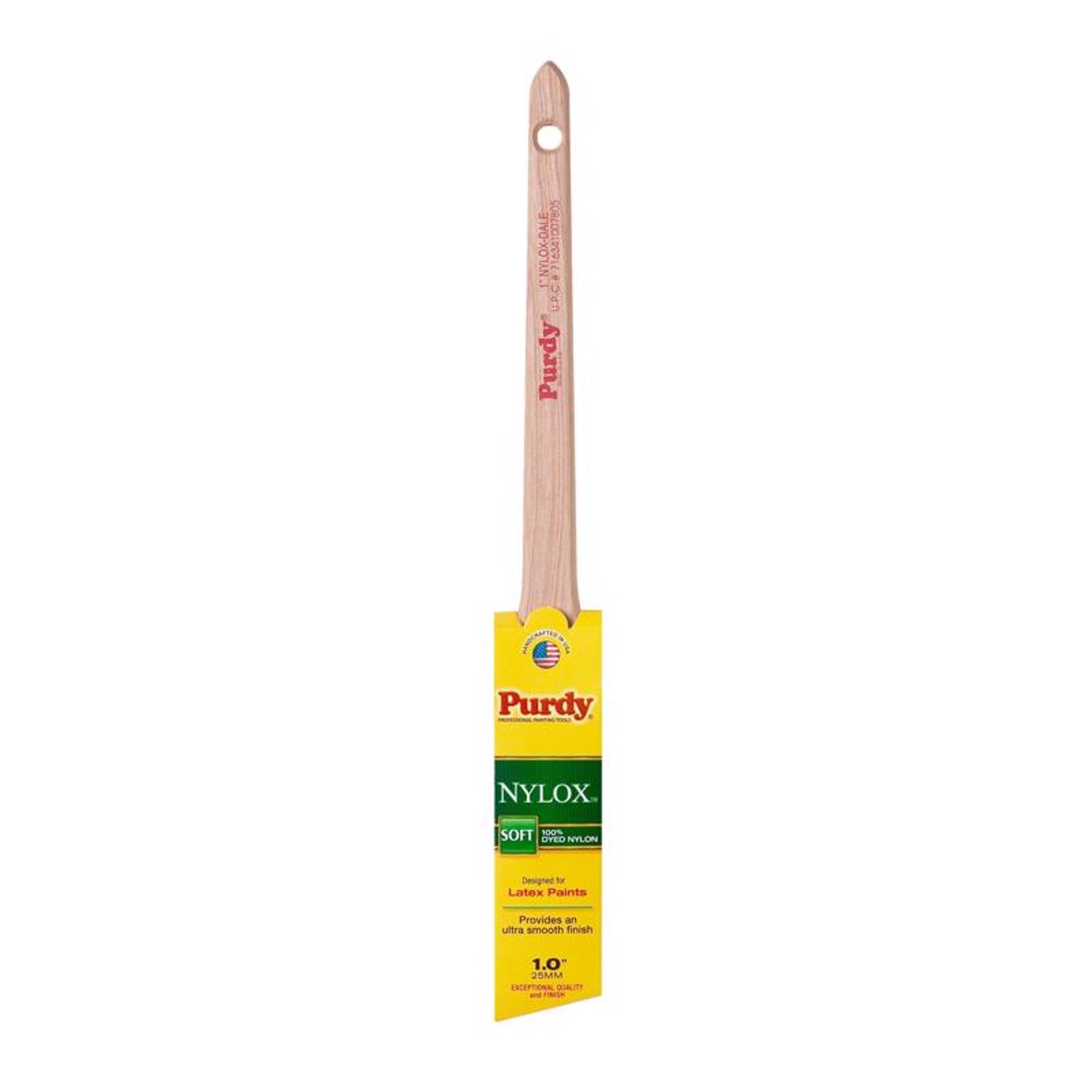 Photos - Putty Knife / Painting Tool Purdy Nylox Dale 1 in. Soft Angle Trim Paint Brush 144080210