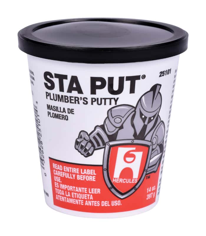 Hercules Sta Put White Plumbers Putty 14 oz Ace Hardware