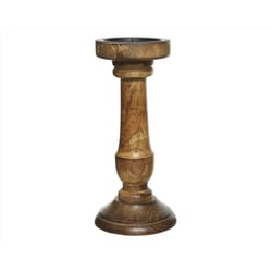 Decoris Brown Candle Holder 10 in.