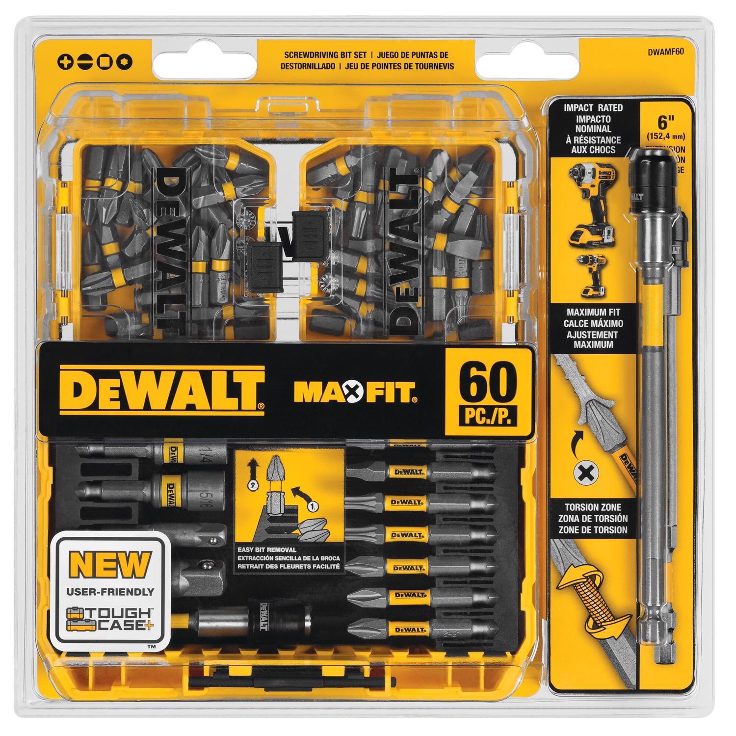 DEWALT MAXFIT ULTRA Steel Screwdriving Bit Set - 81-Piece