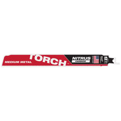 Milwaukee Torch 9 in. Nitrus Carbide Reciprocating Saw Blade 10 TPI 1 pk