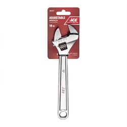 Ace Adjustable Wrench 10 in. L 1 pc