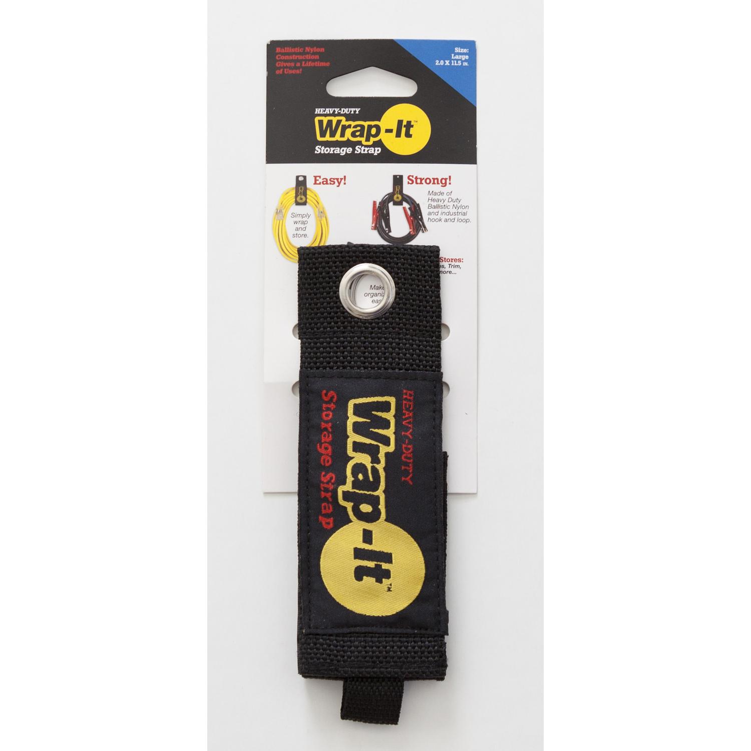 UPC 854059003020 product image for Wrap-It 12 in. L x 2 in. W Bundling Strap Black 100 lb. 1 each | upcitemdb.com