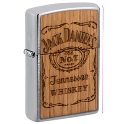 Zippo Silver Jack Daniels Woodchuck Lighter 2 oz 1 pk