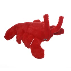 Multipet Look Who's Talking Red Plush Lobster Dog Toy Small 1 pk