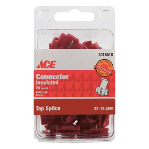 Ace Tap Splice Connector Red 25 pk - Ace Hardware