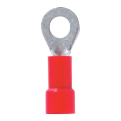 Jandorf 22-18 Ga. Insulated Wire Terminal Ring Red 5 pk