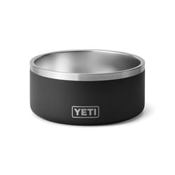 YETI Boomer Black Stainless Steel 8 cups Pet Bowl For Dogs