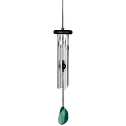 Woodstock Chimes Green Aluminum/Wood 18 in. Agate Chime