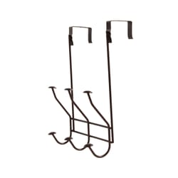 Spectrum 8.8 in. L Bronze Bronze Steel Hook Rack 1 pk