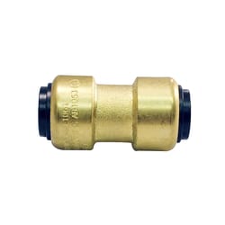 Apollo Tectite Push to Connect 3/8 in. PTC in to X 3/8 in. D PTC Brass Coupling