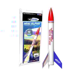 Estes Mini Alpha Flying Model Rocket Kit Multicolored
