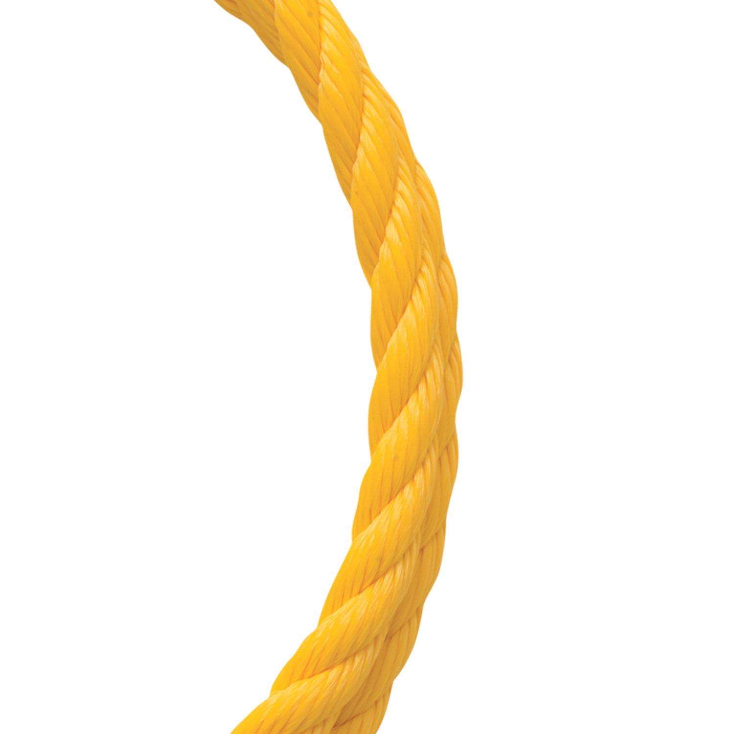 Koch 1/4 in. D X 100 ft. L Yellow Twisted Polypropylene Rope Ace Hardware