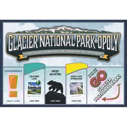Late for the Sky Glacier National Park-Opoly Board Game Multicolored