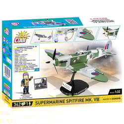COBI Supermarine Spitfire Airplane Block Set Multicolored 342 pc