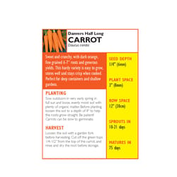 Lake Valley Seed Carrot Seeds