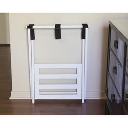 Lipper International Steel Luggage Rack with Shoe Rack