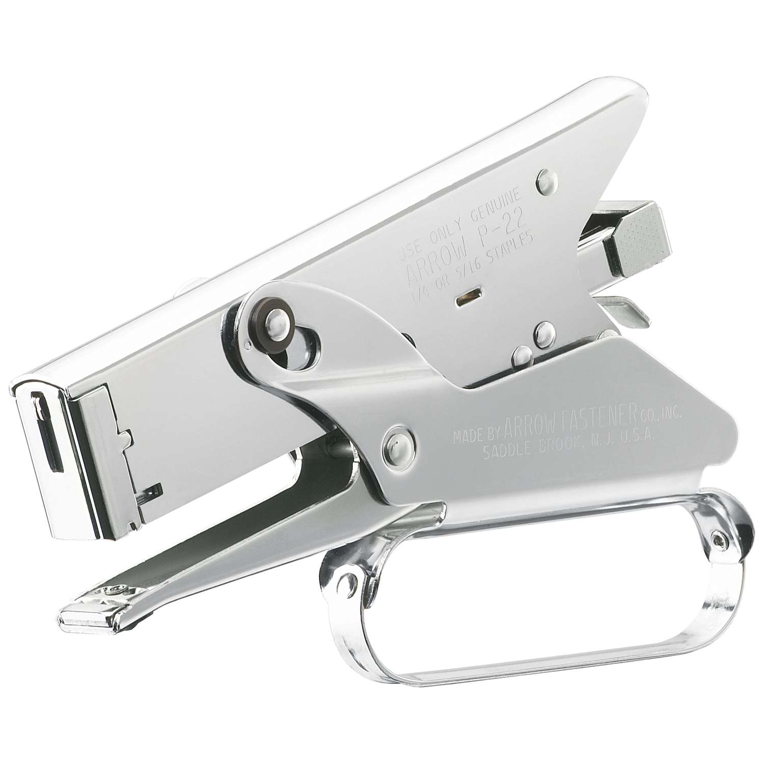 Arrow Flat Plier Stapler Chrome Ace Hardware