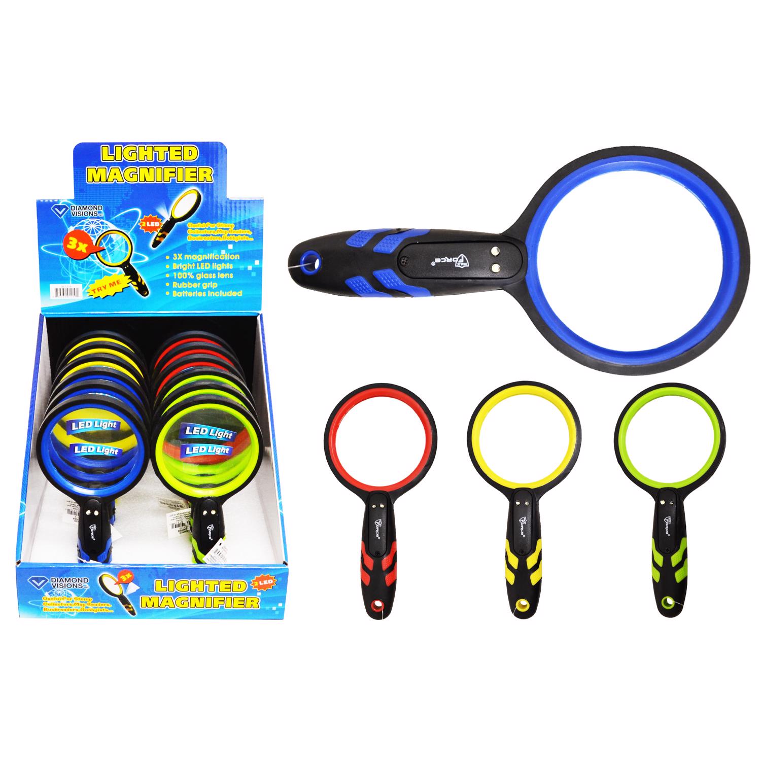Diamond Visions Round 3 Times LED Magnifying Glass - Ace Hardware