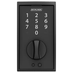 Schlage Matte Black Metal Touchscreen Deadbolt