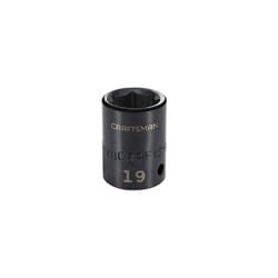 Craftsman 19 mm S X 1/2 in. drive S Metric 6 Point Shallow Impact Socket 1 pc