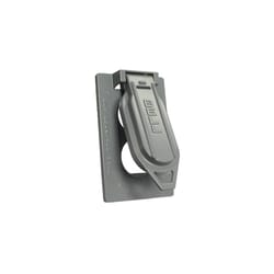 Bell Rectangle Aluminum 1 gang 4.56 in. H X 2.81 in. W Weatherproof Cover