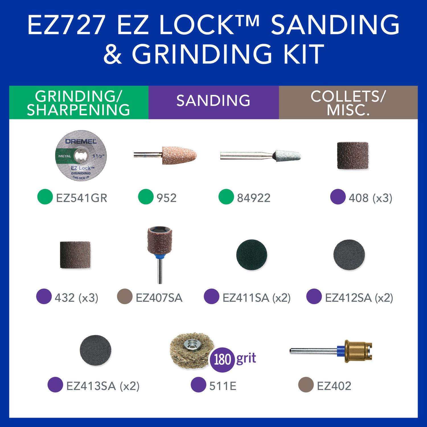 Dremel sanding deals and grinding kit