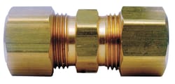 JMF Company 5/8 in. Compression 5/8 in. D Compression Yellow Brass Union