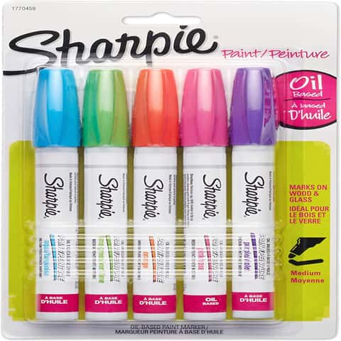 Sharpie Oil-based 5-Pack Medium Point Paint Pen/Marker in the Writing  Utensils department at