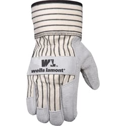 Wells Lamont Men's Indoor/Outdoor Gloves Beige/White M 1 pk