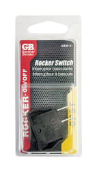Gardner Bender 16 amps Rocker Switch Black 1 pk