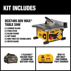 Milwaukee M18 FUEL Cordless 8-1/4 in. Table Saw Kit (Battery & Charger) -  Ace Hardware