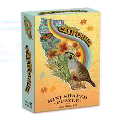Galison Wendy Gold Mini Shaped Puzzle Multicolored 100 pc
