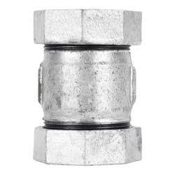 STZ Industries 1 in. Compression X 1 in. D Compression Galvanized Malleable Iron 3 in. L Coupling