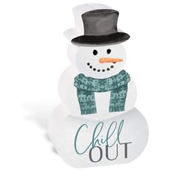 P. Graham Dunn Multicolored Chill Out Sign 4.5 in.