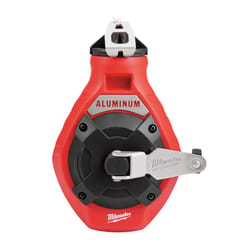 Milwaukee Precision Chalk Line Reel 100 ft. Red/White Fine Line