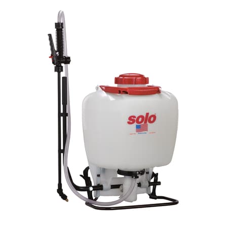 5 Gallon Gas Backpack Sprayer with Dual Wands and 450 PSI Pump for