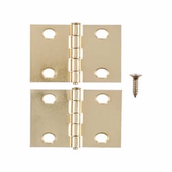 Ace 1-1/2 in. L Bright Brass Shutter Hinge 2 pk