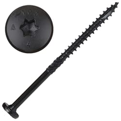 Screw Products, Inc. NOVA #14 in. X 4 in. L Star Black Steel Lag Screw 50 pk