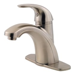 Pfister Brushed Nickel Traditional Bathroom Faucet 4 in.