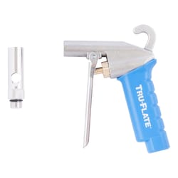 Tru-Flate HI FLO Aluminum Air Blow Gun Kit 1/4 in. FNPT 90 psi 2 pc